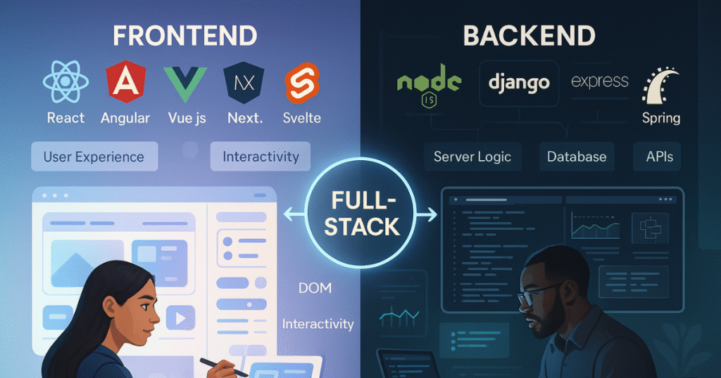 Most In-Demand Full-Stack Frameworks 2025 | Frontend & Backend